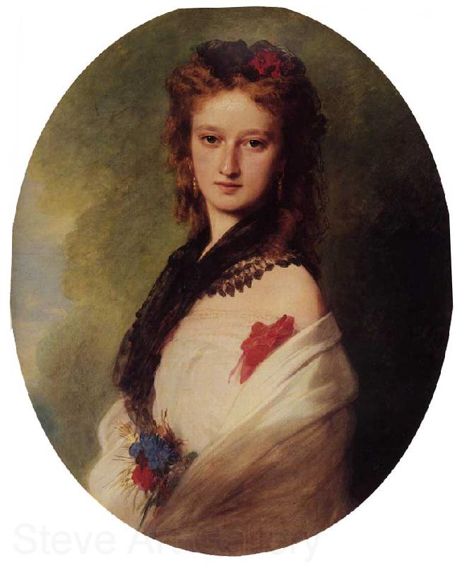 Franz Xaver Winterhalter Zofia Potocka, Countess Zamoyska Spain oil painting art